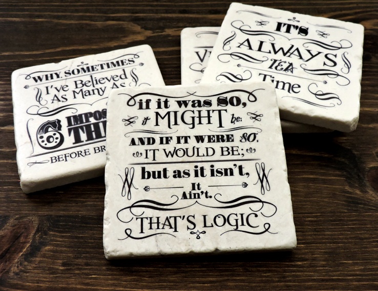 Alice In Wonderland  – Coaster Set