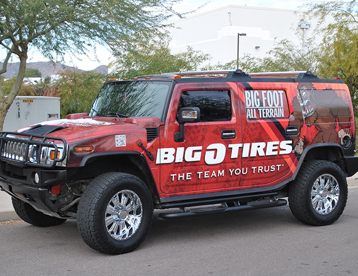 Big O Tires H2 Hummer – Vehicle Graphics