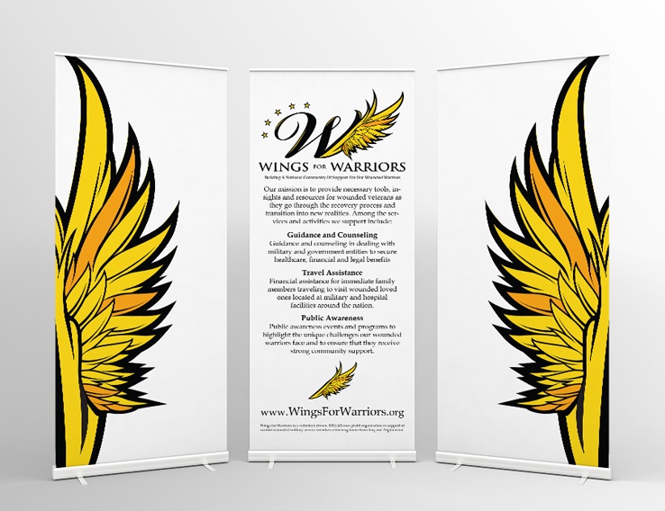 Wings for Warriors – Trade Show Graphics